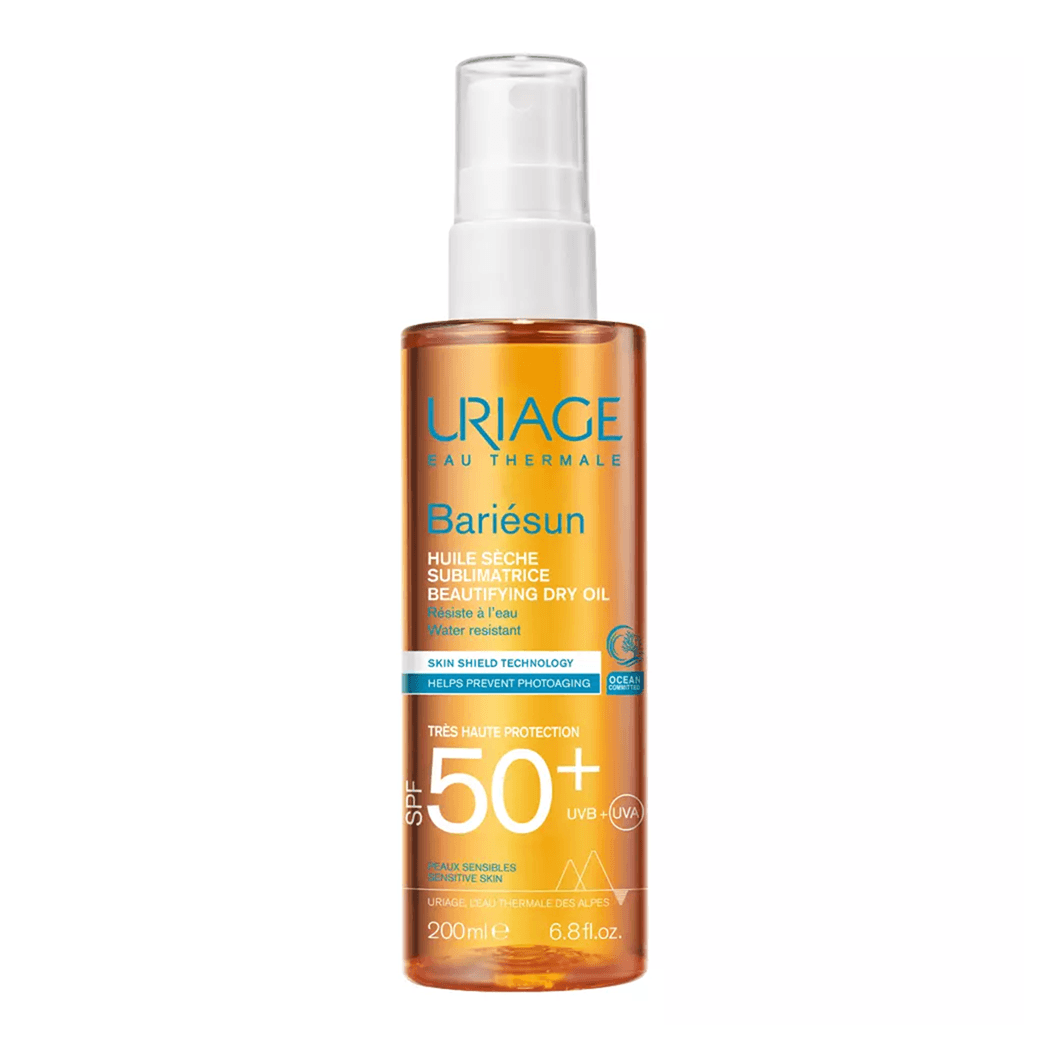 Aceite Embellecedor Uriage Bariesun Huile Seche Beautifying SPF50+ 200ml