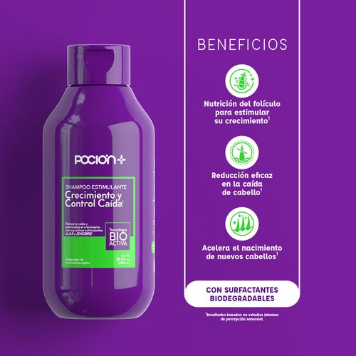 Shampoo Crecimiento y Control Caída La Poción 450ml