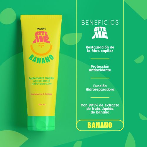 Mascarilla Bite Me La Poción Suplemento Capilar de Banano 250ml