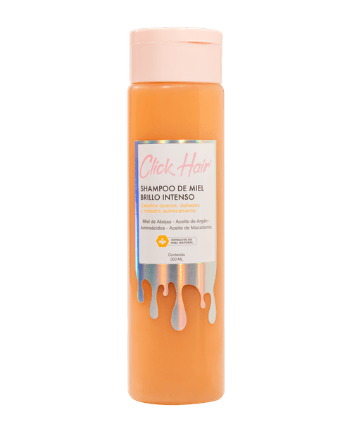 Shampoo Miel Click Hair Brillo Intenso 300ml