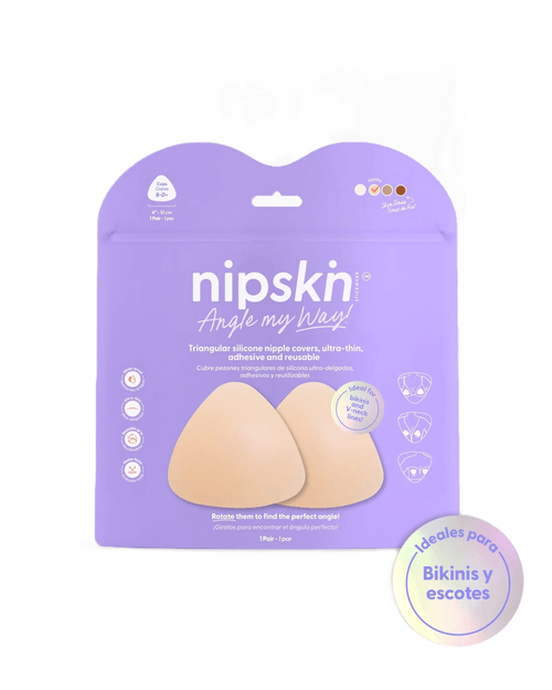 Cubre Pezones  Nipskin® Triangulares de Silicona 10cm
