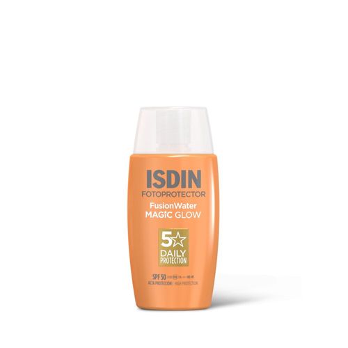 Protector Solar con efecto Glow Isdin Fusión Water Magic Glow SPF 50 50ml