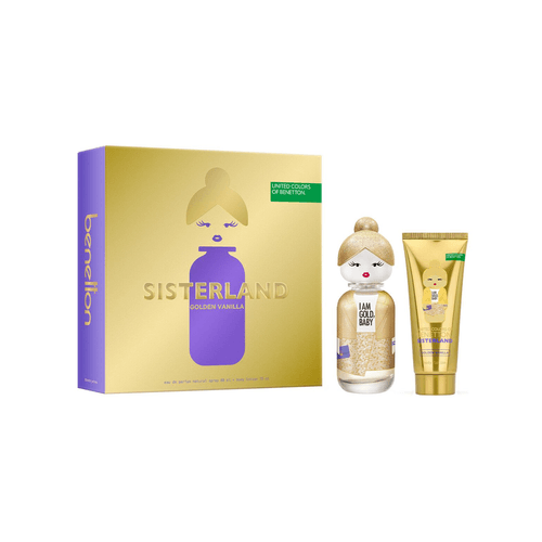 Set Benetton Sisterland Golden Vanilla EDP