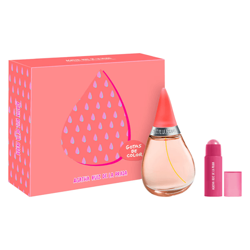 Set Agatha Ruiz de la Prada Gotas de Color EDT 100ml + Lip & Cheek Stick