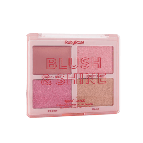 Paleta de Sombras Ruby Rose Shine Rose Gold