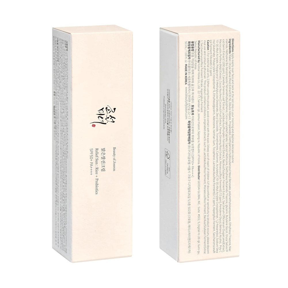 Protector Solar Beauty of Joseon Relief Sun Ric | Cromantic