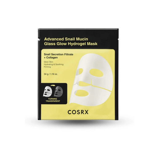 Mascarilla Cosrx Snail Mucin Glass Glow Hydrogel Mask 34gr