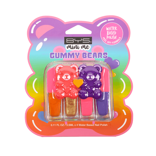 Esmaltes de uñas BYS Mini Me Gummy Bears 4unds