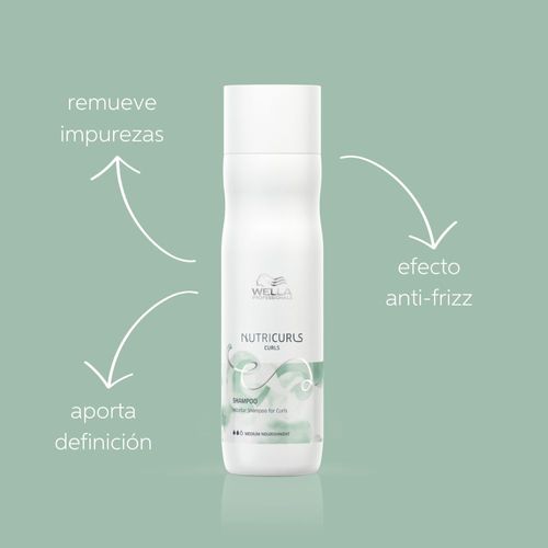 Shampoo Wella Nutrición Nutricurls Para Rizos 250ml