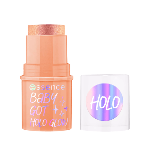 Iluminador en barra Essence Baby Got Holo Glow T10 Apricotly 5g