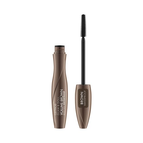 Pestañina Catrcie Voluminizadora Resistente al Agua Glam & Doll Marrón