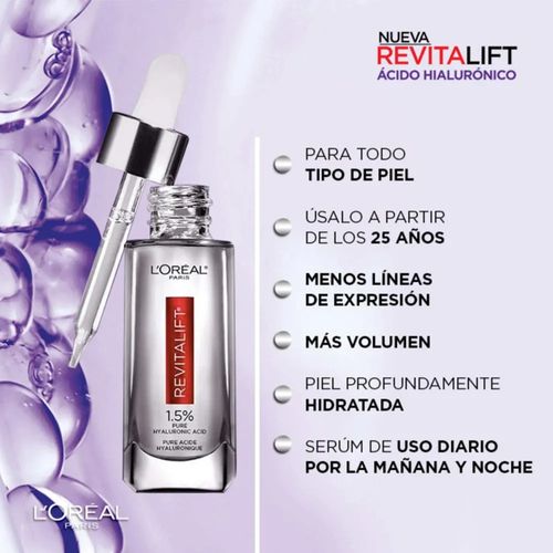 Serum L'Oréal Paris Revitalift Ácido Hialurónico 30ml