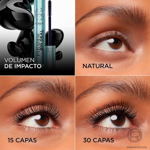 Pestañina L'Oréal Paris Lash Paradise Big Deal A Prueba de Agua