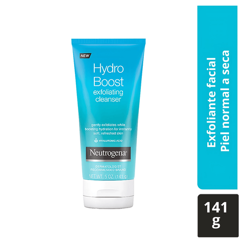 Exfoliante Facial Neutrogena Hydro Boost Ácido Hialurónico 141gr