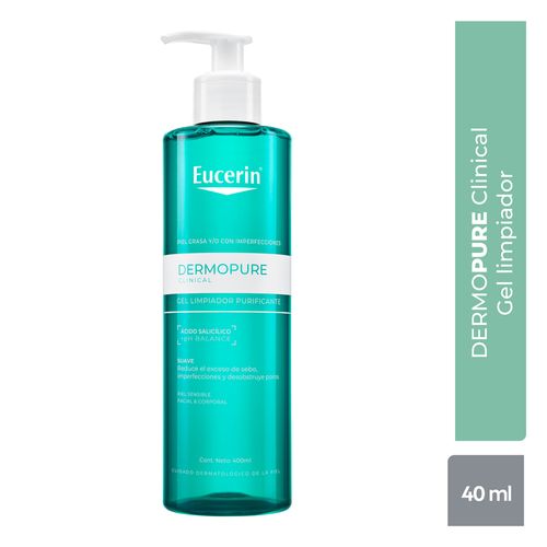 Gel Limpiador Facial Eucerin Dermopure 400ml