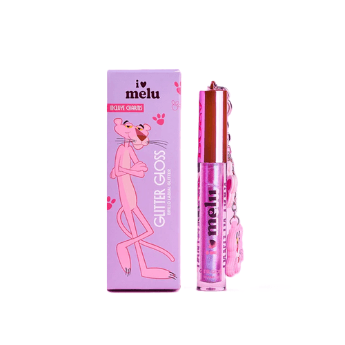 Brillo Labial Glitter Gloss Melu Pantera Rosa