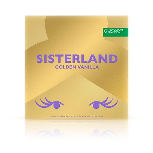 Estuche Benetton Sisterland Golden Vanilla EDP 80ml + Loción Corporal 75ml