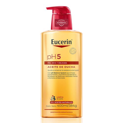 Aceite De Ducha Eucerin Ph5 Piel Seca Y Sensible 400ml