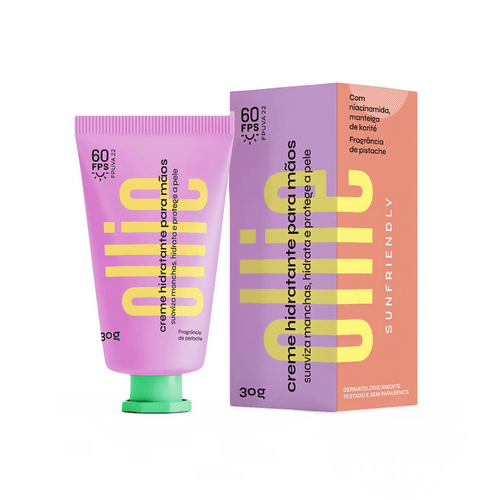 Crema Hidratante para Manos Ollie FPS60 30gr