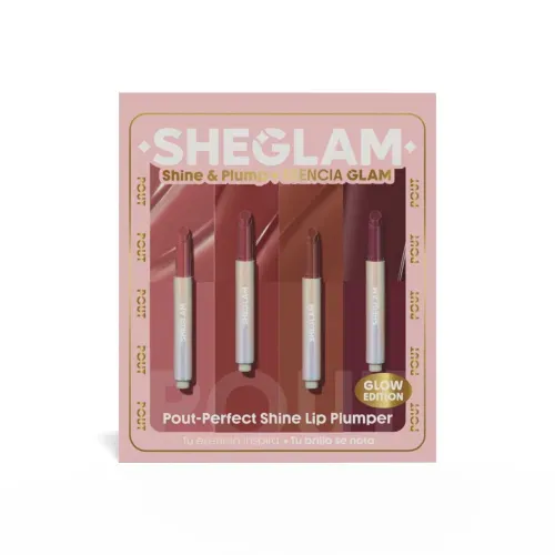 Kit Shine & Plump Sheglam Esencia Glam