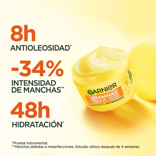 Crema en Gel Hidratante Toque Seco Garnier Vitamina C 85gr