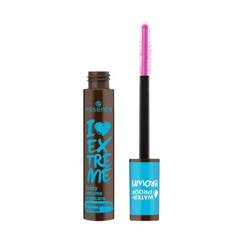 Pestañina Essence I Love Extreme Crazy Volume Resistente al Agua Brown 12ml