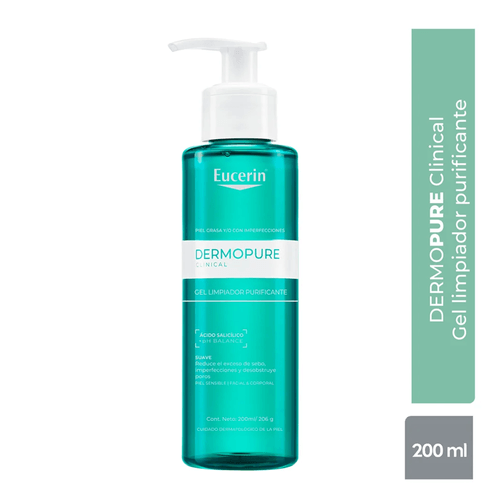Gel Limpiador Facial Eucerin Dermopure Oil Control 200ml