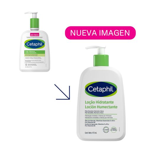 Loción Humectante Cetaphil Piel Sensible Secas a Normales 473ml