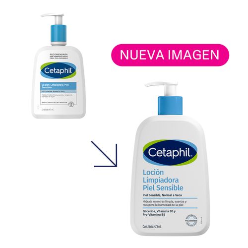 Loción Limpiadora Cetaphil Piel Sensible 473ml