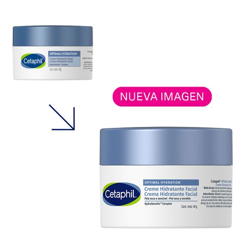 Crema Hidratante Facial Diaria Cetaphil Optimal Hydration 48 gr