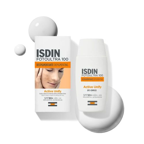 Protector Solar Fotoultra 100 Isdin Active Unify SPF 50+