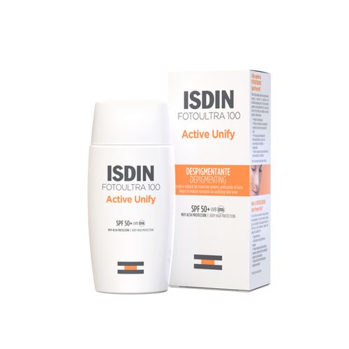 Protector Solar Fotoultra 100 Isdin Active Unify SPF 50+