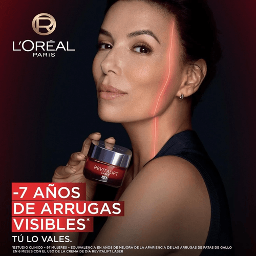 Crema Hidratante de Día Correctora L'oreal Paris Revitalift Laser