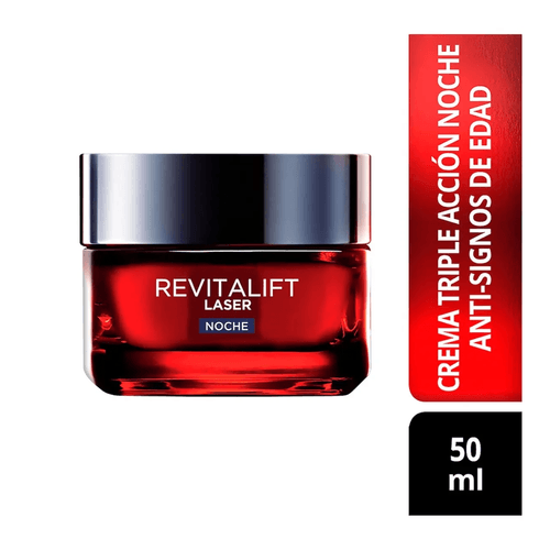Crema Anti-Arrugas de Noche L'oreal Paris Revitalift Laser