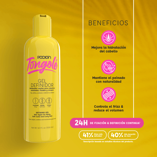 Gel Definidor de Rizos La Poción Tongolé 500ml